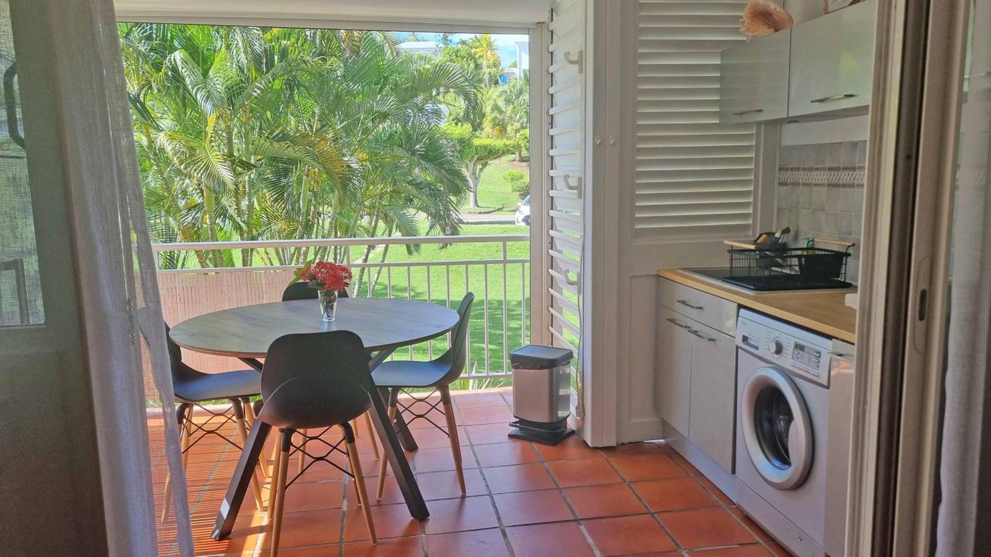 Bel , 45m2 ,wifi Hd ,4 Voyageurs Apartment Saint-Francois (Grande-Terre)